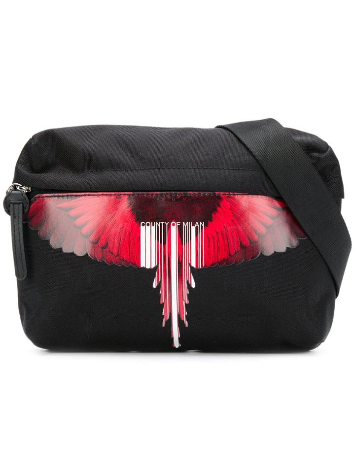 Marcelo Burlon County Of Milan Printed Belt Bag - Black