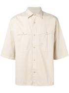 Ami Paris Short Sleeve Shirt - Neutrals