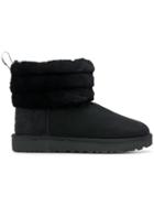 Ugg Australia Fluff Mini Quilted Boots - Black