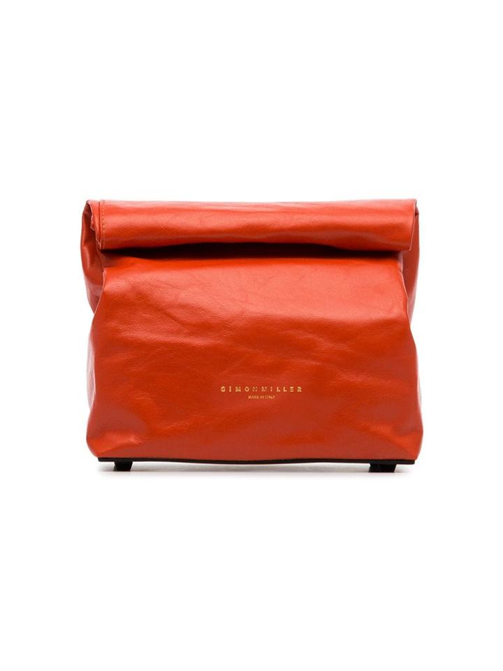 Simon Miller Miller Lunchbag20 Lthr Cltch - Red