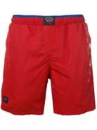 Paul & Shark - Swim Shorts - Men - Nylon/polyester - L, Red, Nylon/polyester