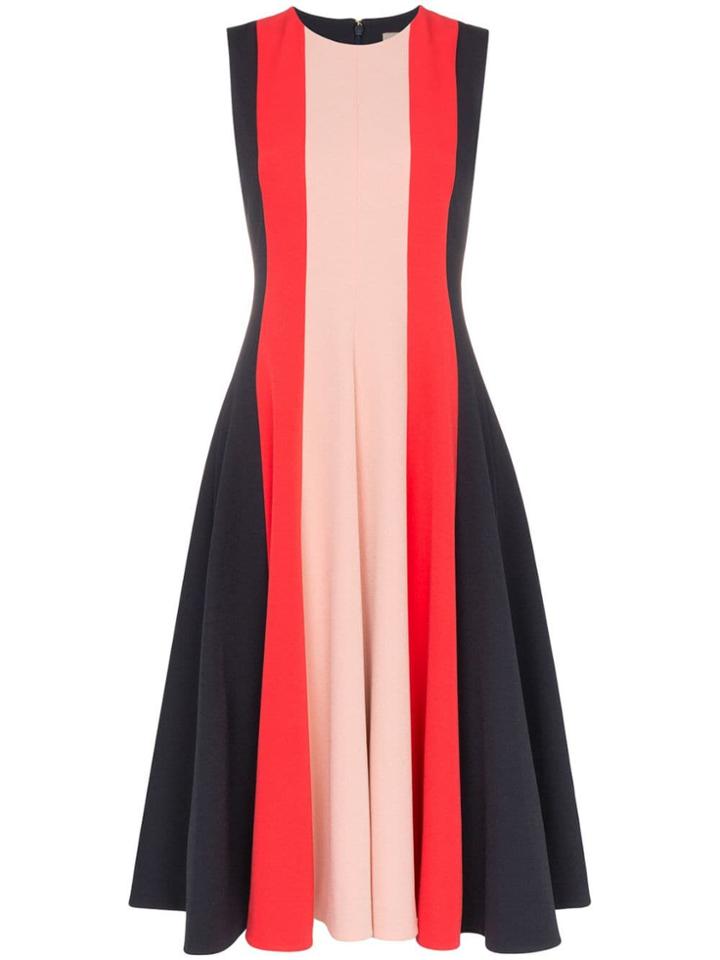 Roksanda Kalia Crepe De Chine Midi Dress - Black