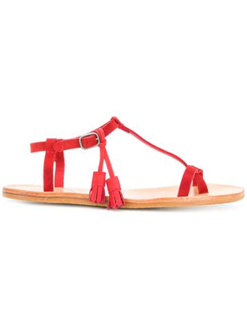 N.d.c. Made By Hand Thong Sandals - Red