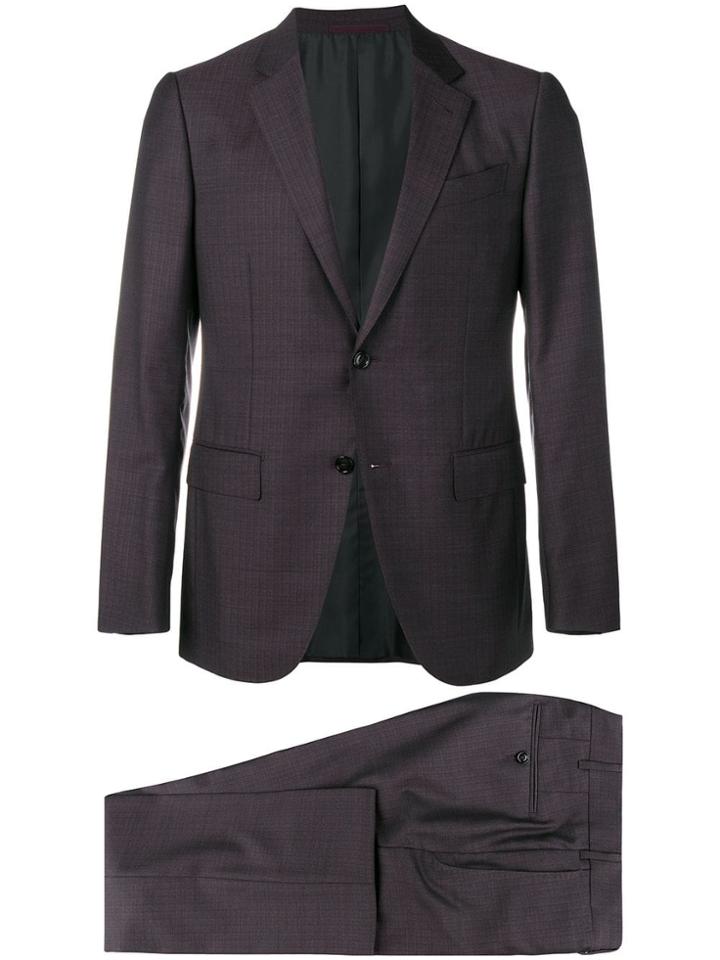 Ermenegildo Zegna Single Breasted Two-piece Suit - Red