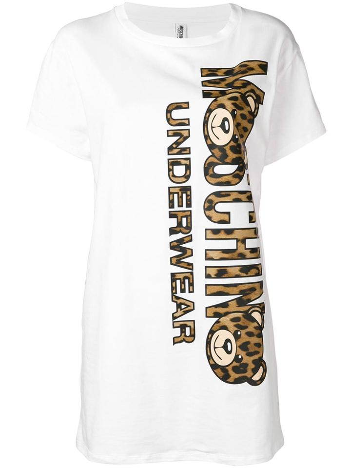 Moschino Toy Print T-shirt Dress - White