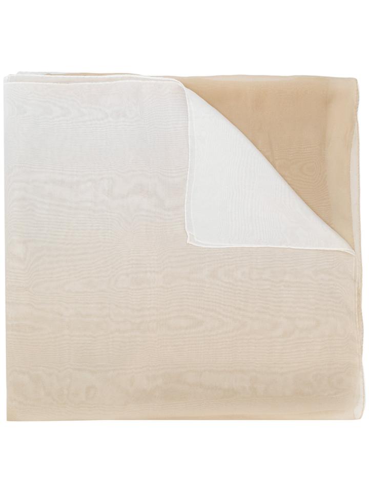 Max Mara Classic Style Scarf - Nude & Neutrals