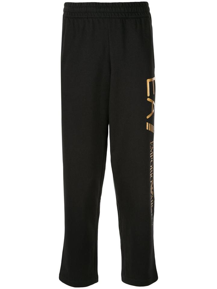 Ea7 Emporio Armani Sweatpants Logo Series Open - Grey