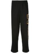 Ea7 Emporio Armani Sweatpants Logo Series Open - Grey