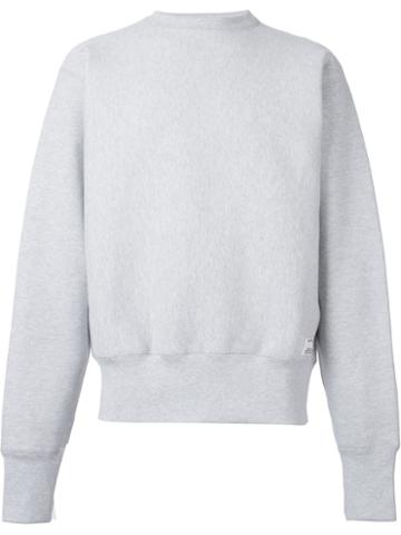 Mki Miyuki Zoku Crew Neck Sweatshirt, Men's, Size: L, Grey, Cotton/polyester