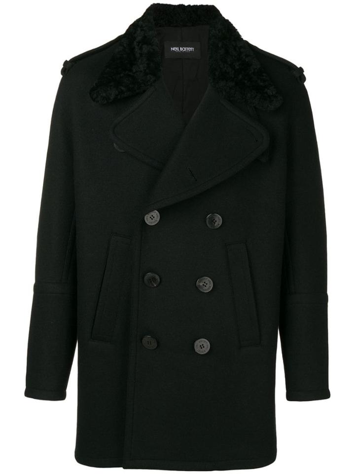 Neil Barrett Double Buttoned Coat - Black