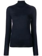 Victoria Beckham Signature Polo Sweater - Blue