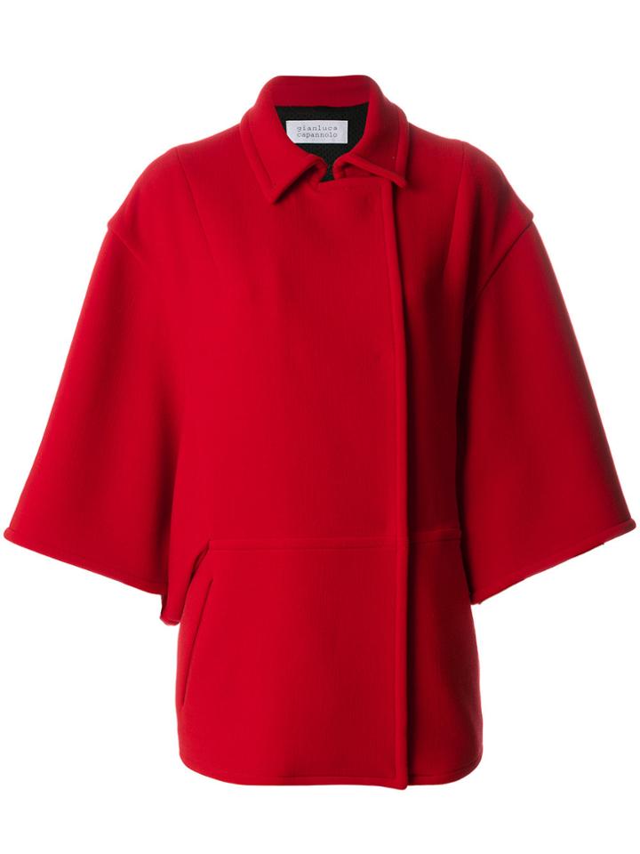 Gianluca Capannolo Flared Sleeve Coat