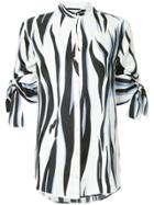 Victoria Victoria Beckham Zebra Stripe Blouse - Multicolour
