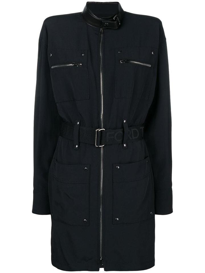 Tom Ford Buckled Biker Dress - Black
