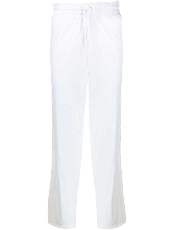 Fila Logo Embroidered Track Trousers - White