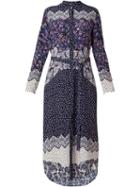 Saloni 'molly-d' Shirt Dress, Women's, Size: 6, Black, Silk
