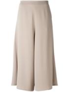 P.a.r.o.s.h. - Cropped Trousers - Women - Polyester - S, Women's, Nude/neutrals, Polyester