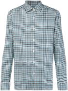 Kiton Gingham Checked Shirt - Blue