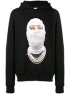 Ih Nom Uh Nit Balaclava Print Hoodie - Black