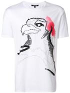 Roberto Cavalli Embroidered Painted Eagle T-shirt - White