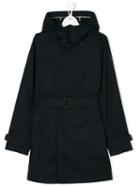 Burberry Kids - Hooded Parka - Kids - Cotton/polyester - 14 Yrs, Blue