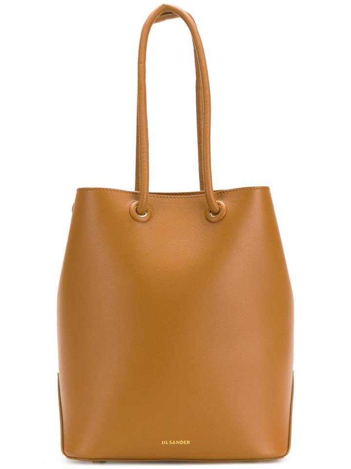 Jil Sander J-shopper Tote Bag - Brown