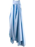 Nina Ricci Asymmetric Hem Gown - Blue