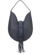 Altuzarra Tassel Detail Shoulder Bag, Women's, Blue, Leather