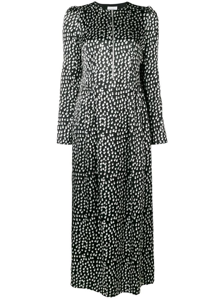Sonia Rykiel Dotted Long Dress - Black