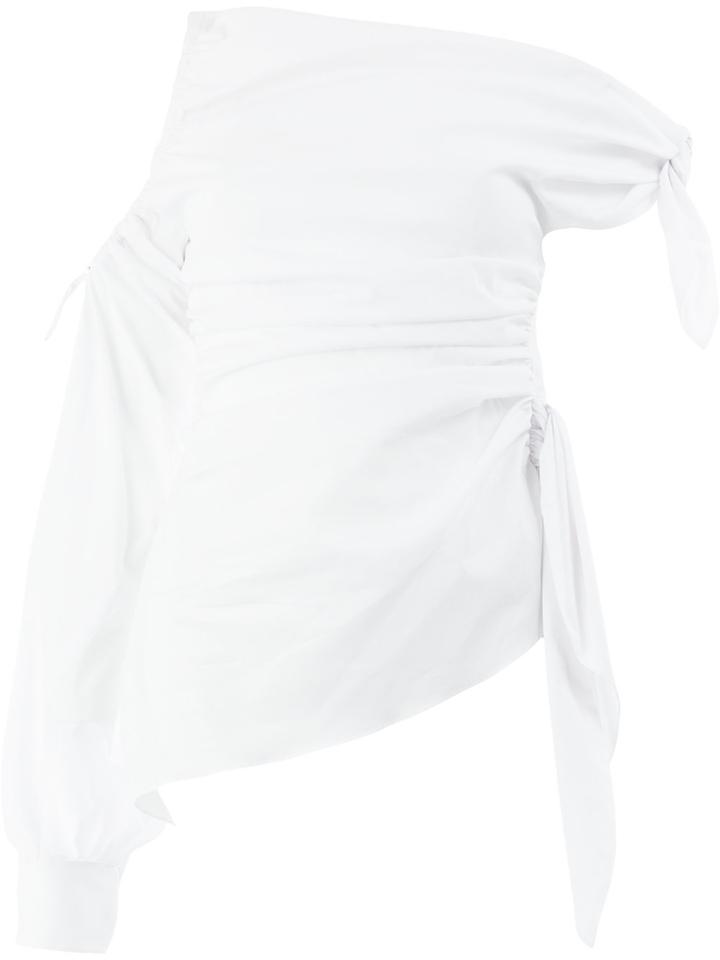 Peter Pilotto Tie Knot Asymmetric Top - White