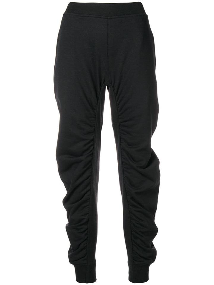 Stella Mccartney Ruched Fitted Trousers - Black