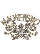Gucci Magnetismo Crystal Brooch - Metallic