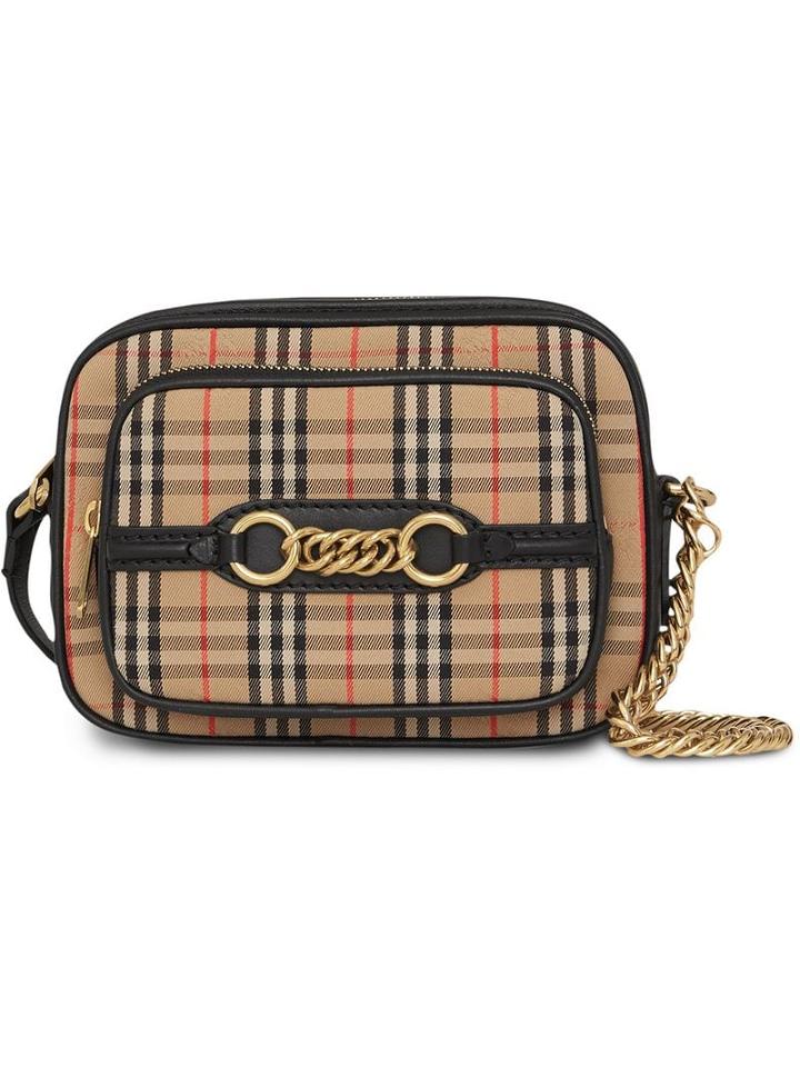 Burberry 1983 Check Shoulder Bag - Yellow