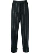 Thom Browne Shadow Stripe Heel Guard Trouser - Blue