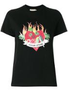 Maison Kitsuné Burning Heart T-shirt - Black