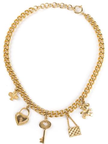 Moschino Pre-owned Charm Necklace - Metallic
