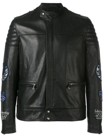 Blood Brother - Video Leather Jacket - Men - Cotton/leather - M, Black, Cotton/leather