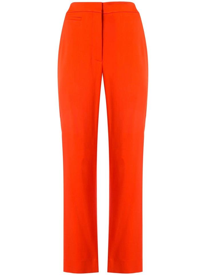 Sies Marjan High-waisted Straight Leg Trousers - Red
