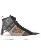 Hogan Rebel Metallic Glitter Hi-tops