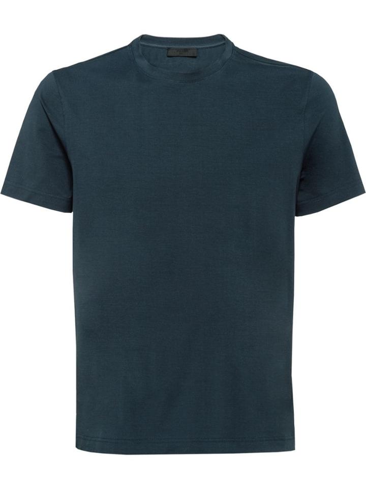 Prada Cotton Stretch T-shirt - Blue