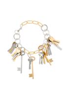 Balenciaga Key Charm Necklace - Metallic