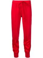 Andrea Ya'aqov Classic Jogging Trousers - Red