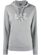 Ea7 Emporio Armani Kangaroo Pocket Hoodie - Grey