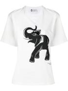 Lanvin Embellished Elephant T-shirt - White