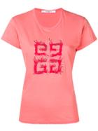 Givenchy 4g Logo T-shirt - Pink & Purple