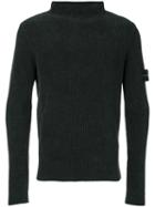 Stone Island - Fitted Roll Neck Sweater - Men - Cotton - Xxl, Green, Cotton