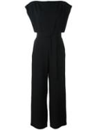 Catherine Quin Wide Leg Jumpsuit, Women's, Size: 2, Black, Silk