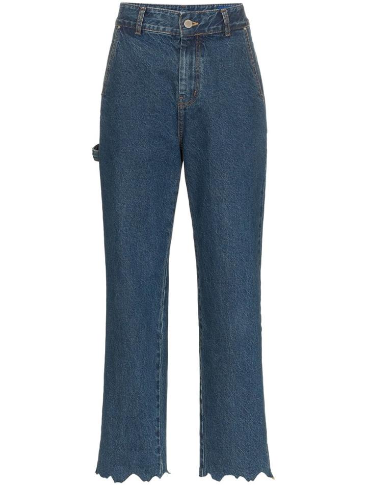 Escentric Molecules High-waisted Boyfriend Jeans - Blue