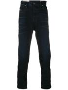 Diesel High Waist Slim-fit Jeans - Blue