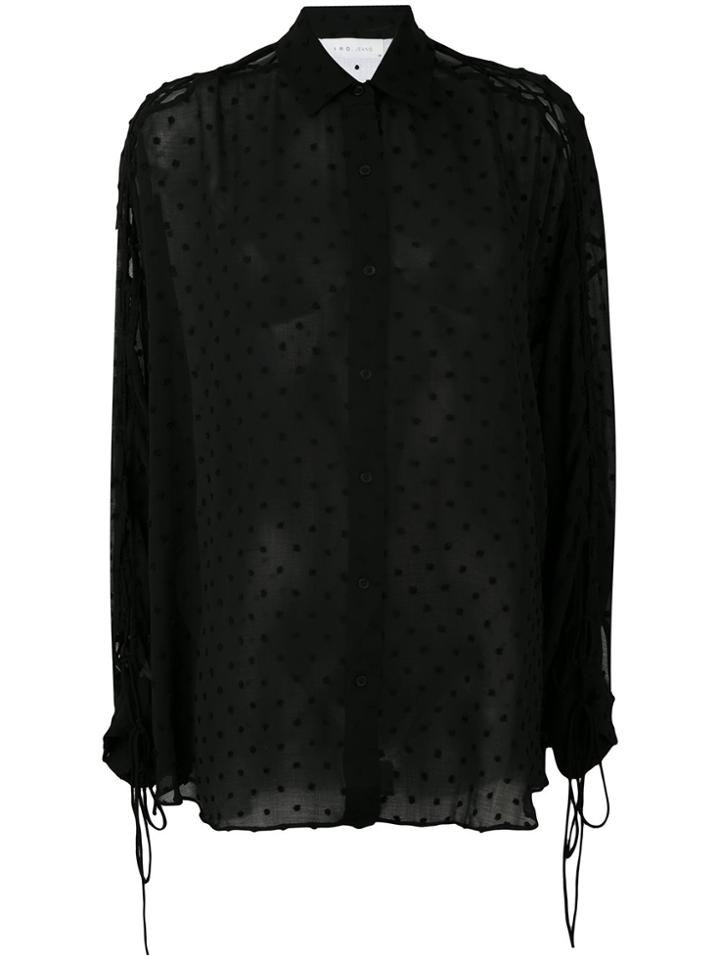 Iro Sheer Shirt - Black